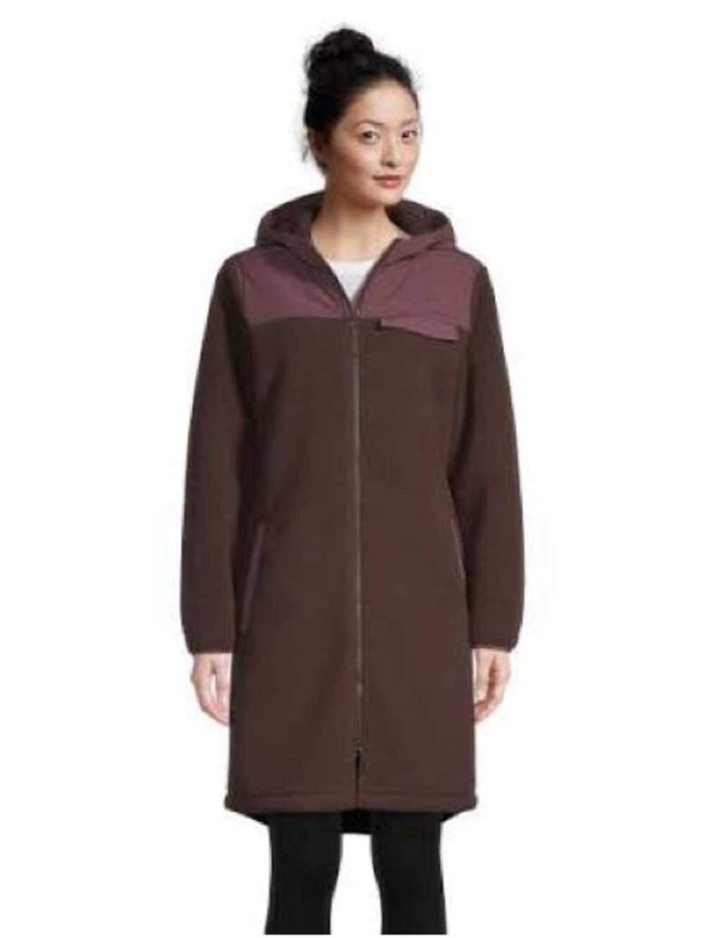 Woods Women's Erris Sherpa Long Fleece Jacket Size Medium